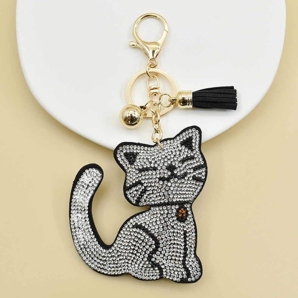 Pendentif de sac élégant en forme d'animal de dessin animé