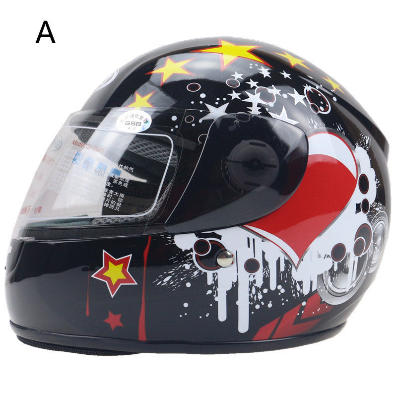 Casco De Kart Para Niños Cabeza De Moto Para Niños