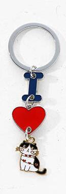 Ins Love Dog Pendant Bag Keychain