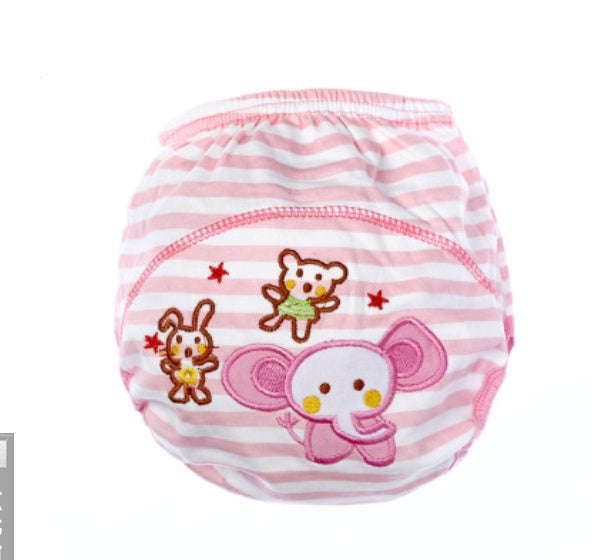Pantalons à couches de dessin animé pour enfants, pantalons d'apprentissage pour bébés, pantalons d'entraînement respirants en coton pour nourrissons, couches lavables