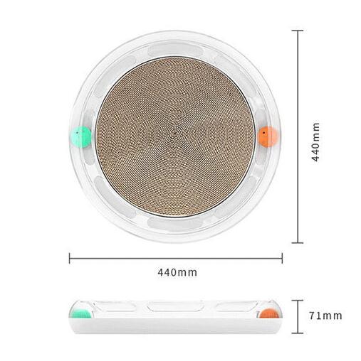 Planche à griffes multifonction pour chat, fournitures de jouets pour animaux de compagnie, tampon de saisie en papier ondulé