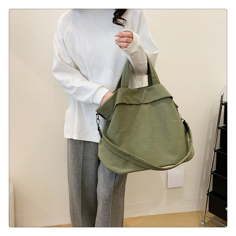 All-matching Fashion Special-interest Casual Large Capacity Student Class Work Commuter Messenger Bag