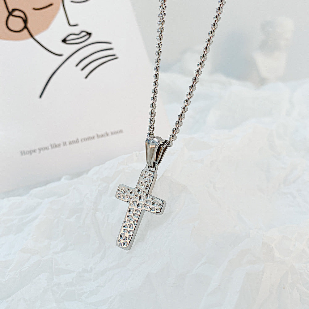Fashionable All-match Stainless Steel Pendant Necklace Ornament