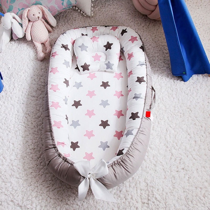 Cama de cuna de algodón