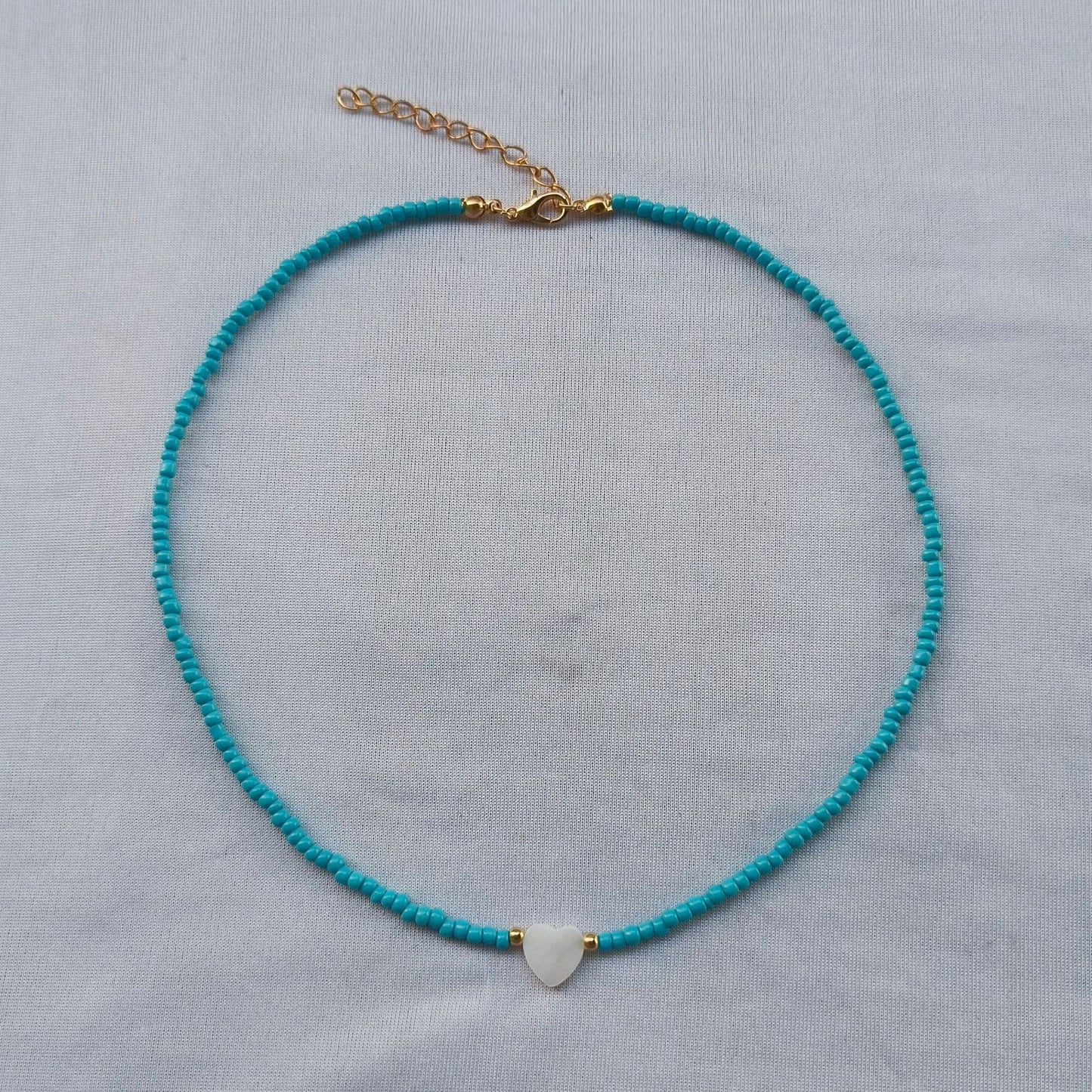 Popular Heart Shell Bead Necklace For Women