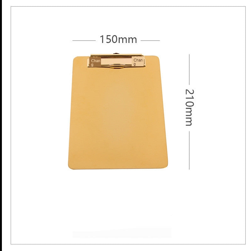 Stainless steel golden folder board