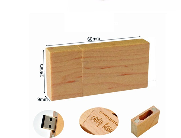 Disco U de madera USB3.0
