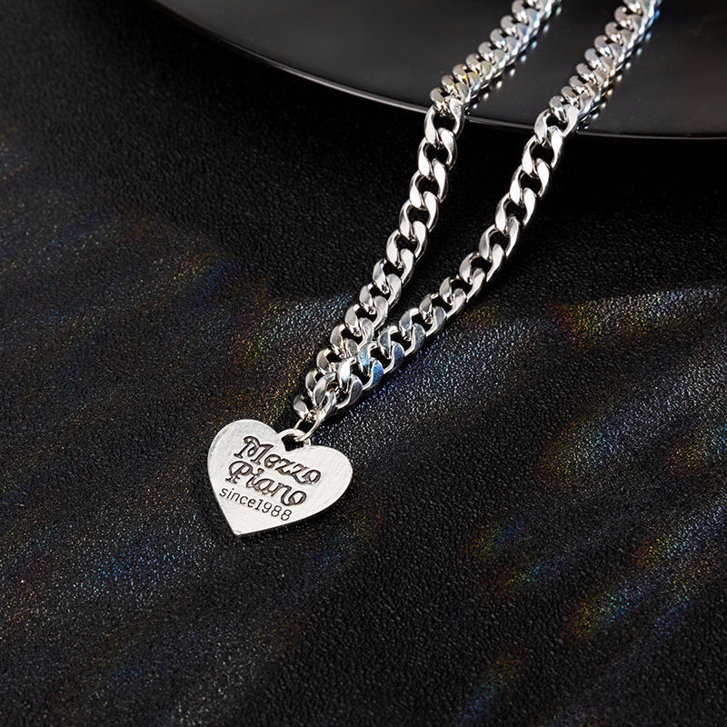 Collier chaîne en acier titane pour hommes