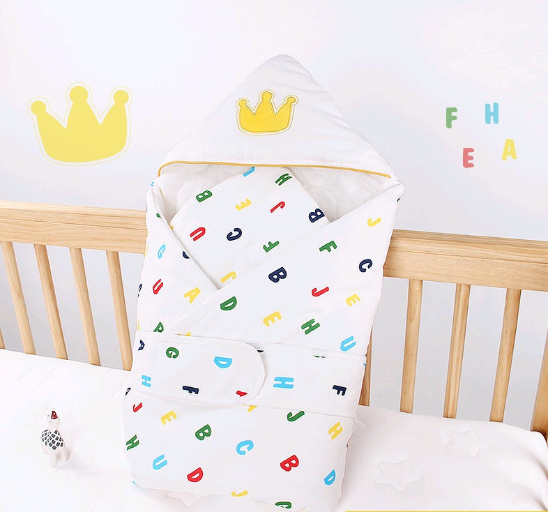 Couverture de maintien pour bébé, automne et hiver, ceinture pour nouveau-né, enveloppée en coton, couverture épaisse pour nouveau-né, couette pour bébé