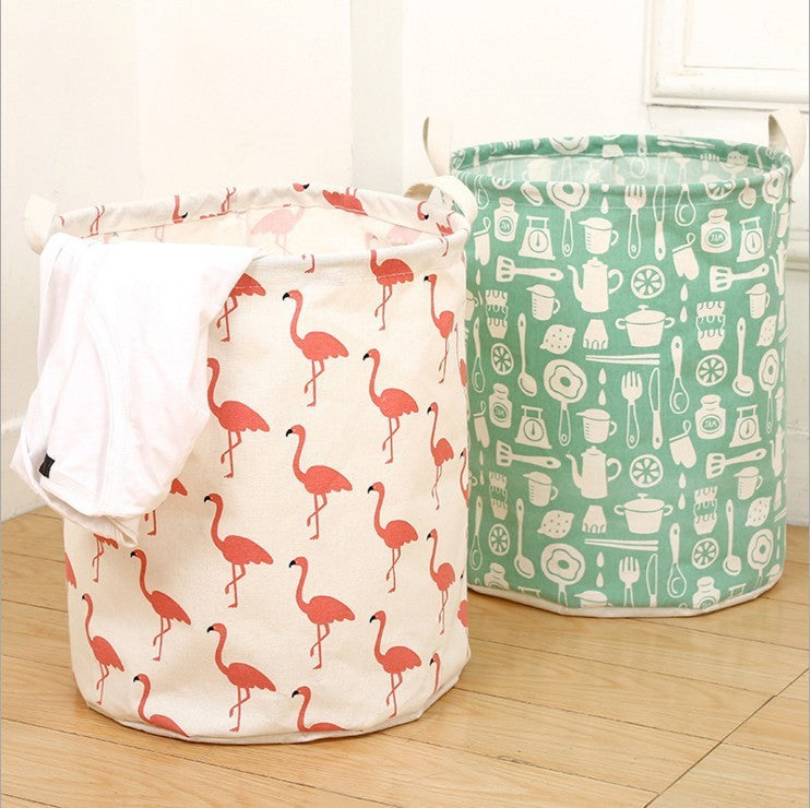 Panier à linge pliable, panier à linge en coton et lin, salle de bain, lessive, linge sale, linge sale, panier de rangement jouets