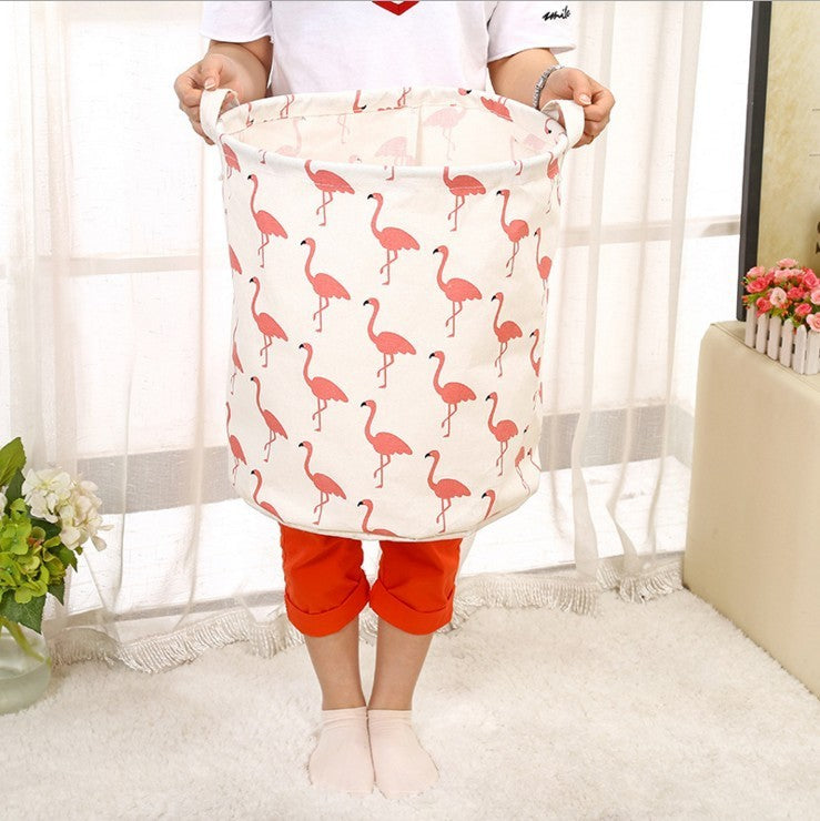 Panier à linge pliable, panier à linge en coton et lin, salle de bain, lessive, linge sale, linge sale, panier de rangement jouets