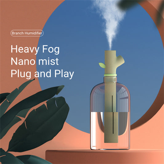 Mini humidificateur d'air Portable USB, branche de bouteille d'eau, brumisateur ultrasonique, diffuseur d'humidificateur pour le bureau et la maison