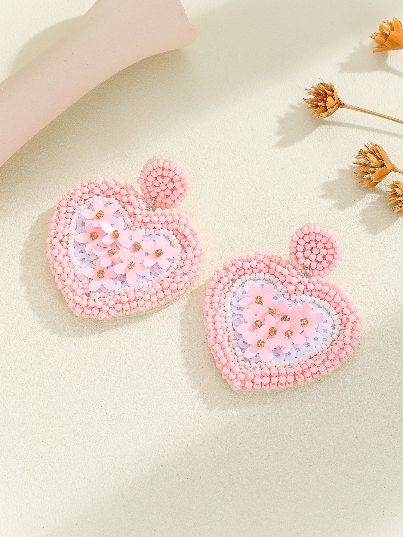 Boucles d'oreilles en forme de cœur, personnalité mignonne et aimante, pour femmes