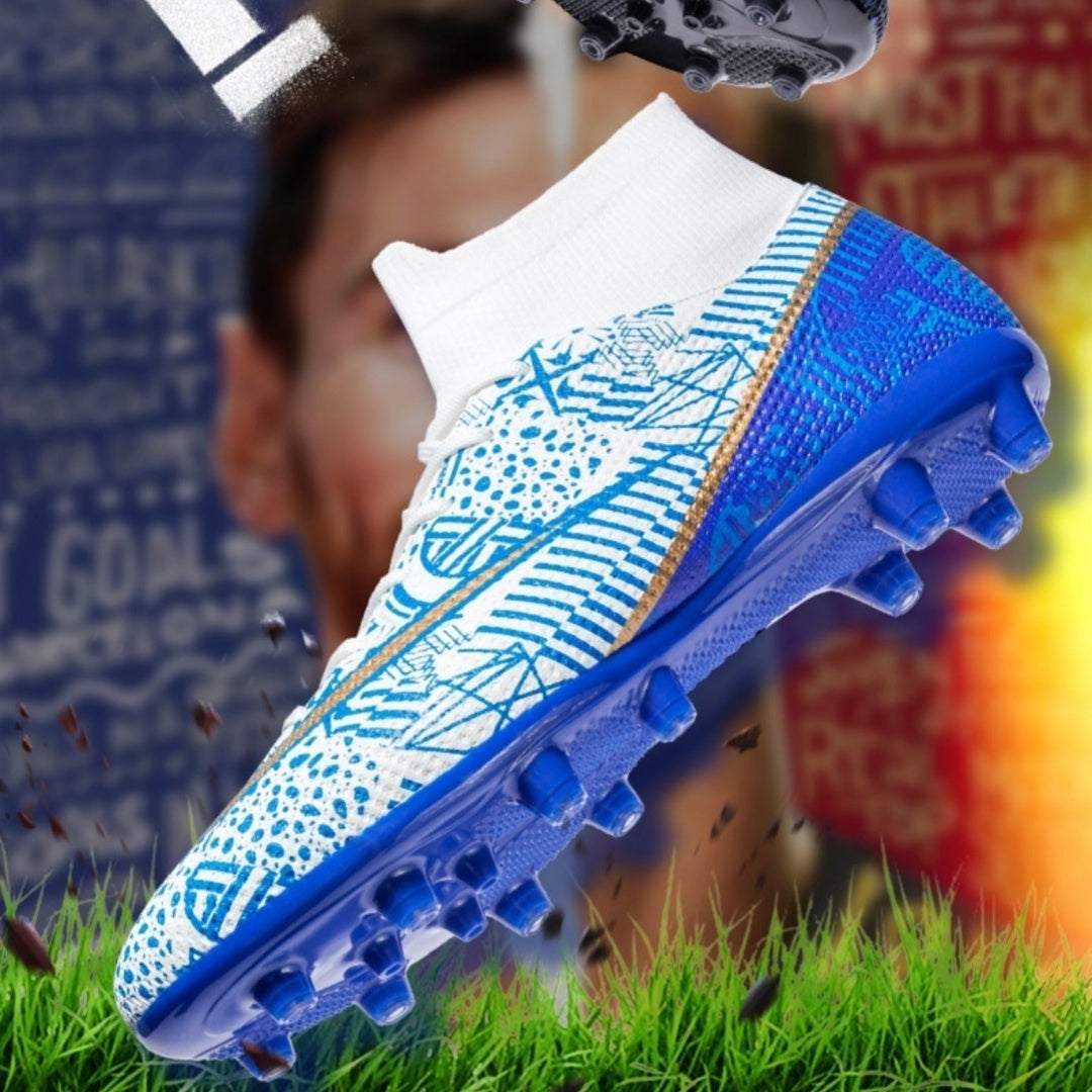 Nouveau Chaussures de football de terrain ferme haut de gamme de sport respirant