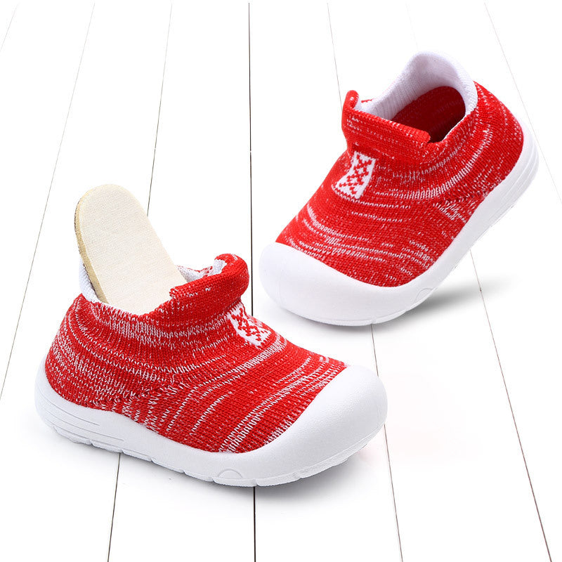 Chaussures de printemps à semelle souple pour enfants, chaussures de marche antidérapantes et respirantes pour bébés