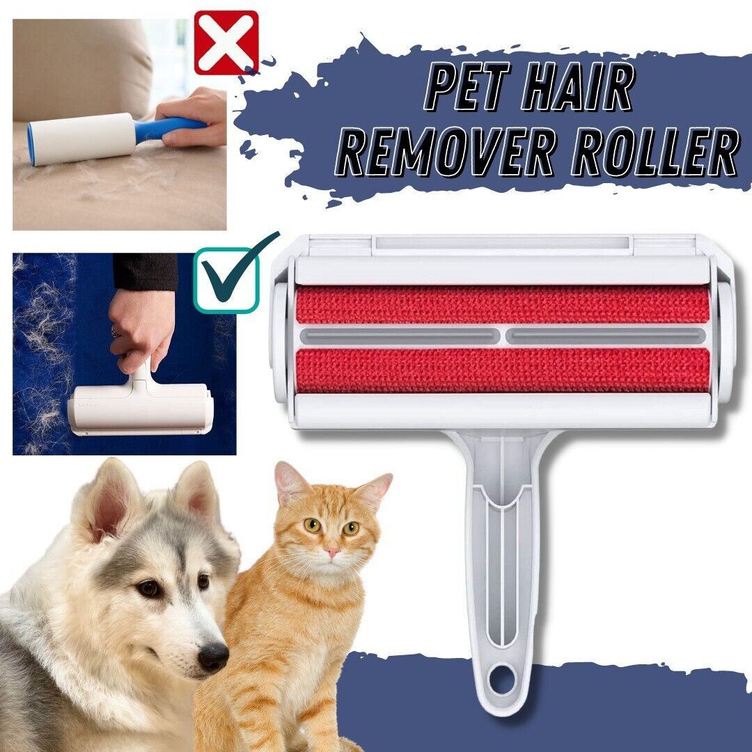 Chien chat animal de compagnie réutilisable anti-peluches rouleau de fourrure canapé vêtements brosse de nettoyage