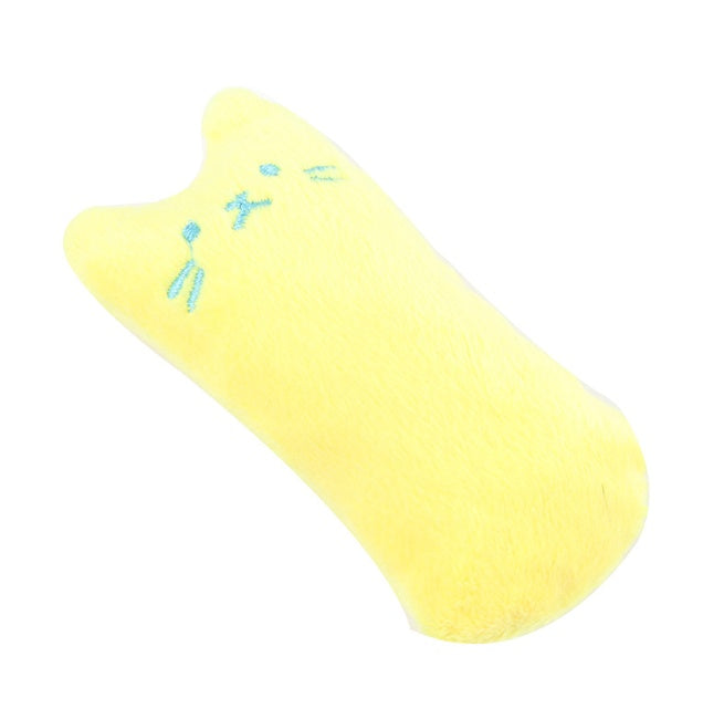 Jouets interactifs en forme d'herbe à chat pour chat, oreiller, jouet interactif, fournitures pour animaux de compagnie, pouce, peluche, dents, morsure, menthe, accessoires pour chat