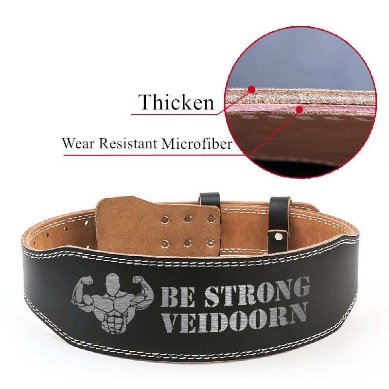 Cowhide fitness belt