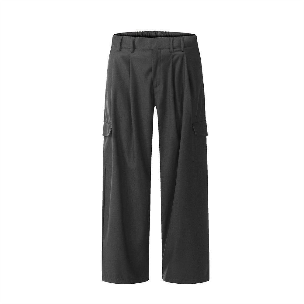 Solid Color Fashion Casual Suit Pants Men