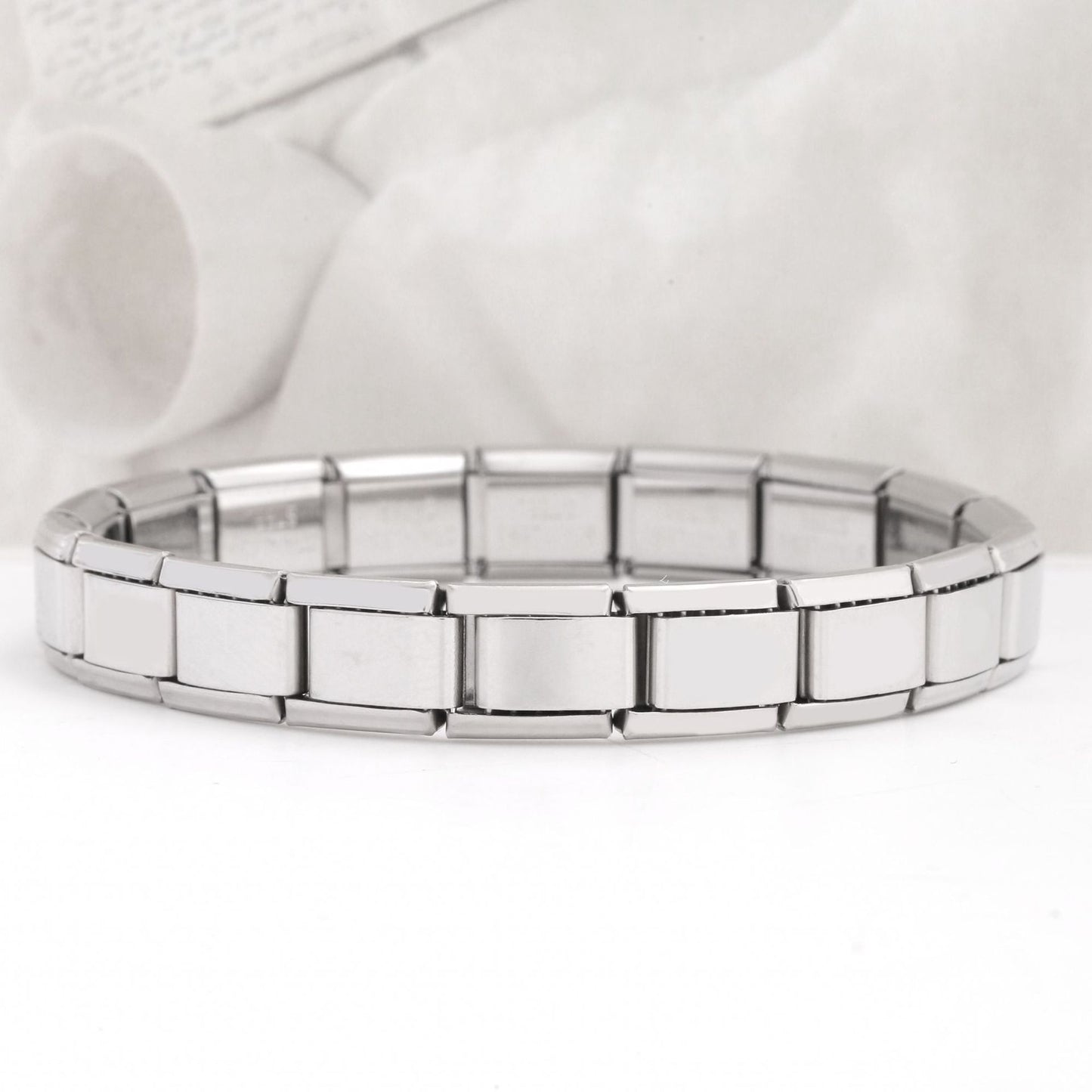 Bracelet mixte élastique italien pour femmes, 9mm, mode, acier inoxydable, bricolage, accessoires préférés des jeunes