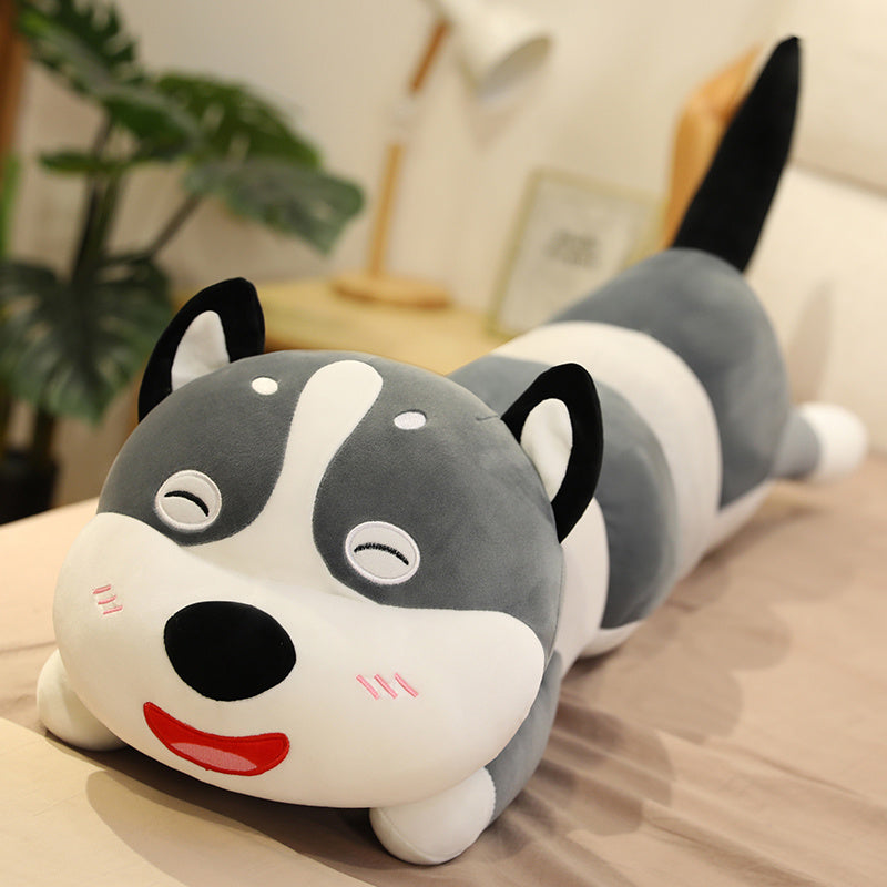 Juguete de peluche Husky de la serie linda