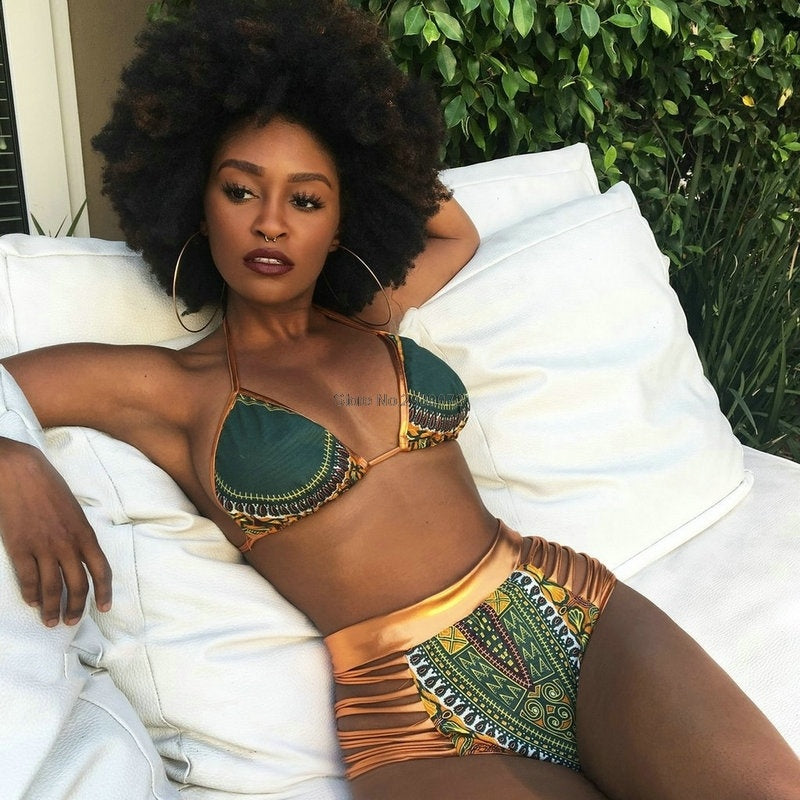 Bikini bronzant européen, américain et sud-africain
