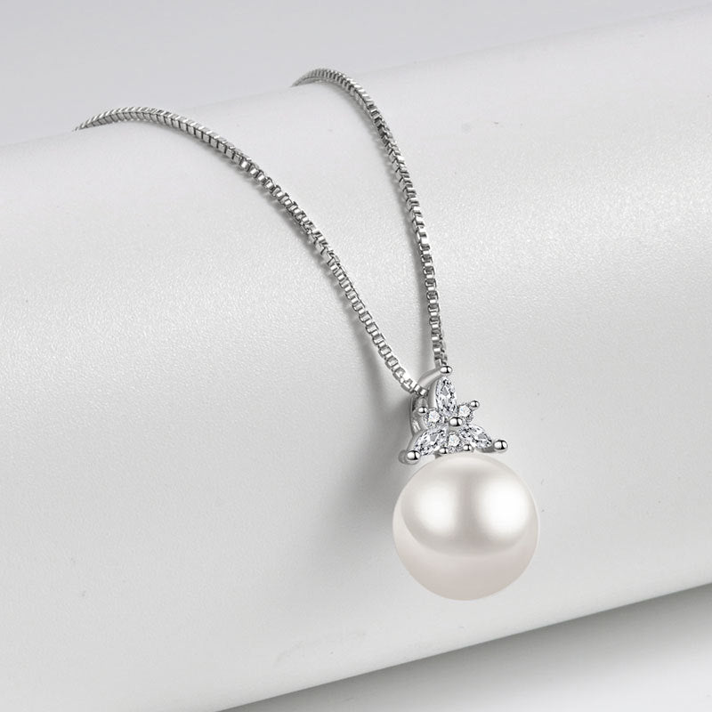 Collier pendentif en perles assorti à la mode, chaîne de clavicule exquise