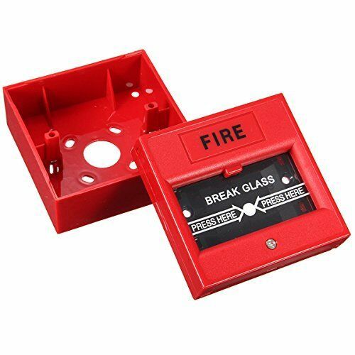 Bouton de sécurité filaire, bris de main en verre, alarme incendie d'urgence