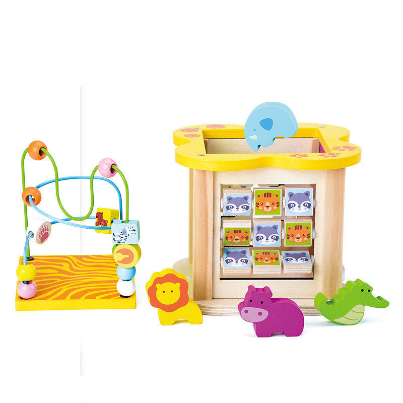 Jouets éducatifs de perles rondes pour tout-petits