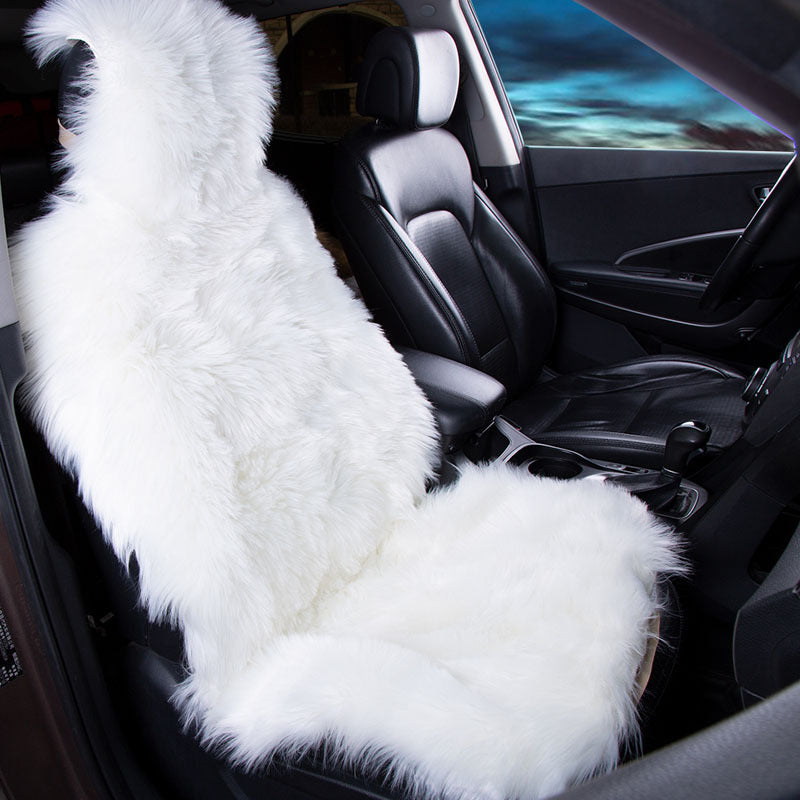 Warm General Motors Faux Wool Long Hair Cushion