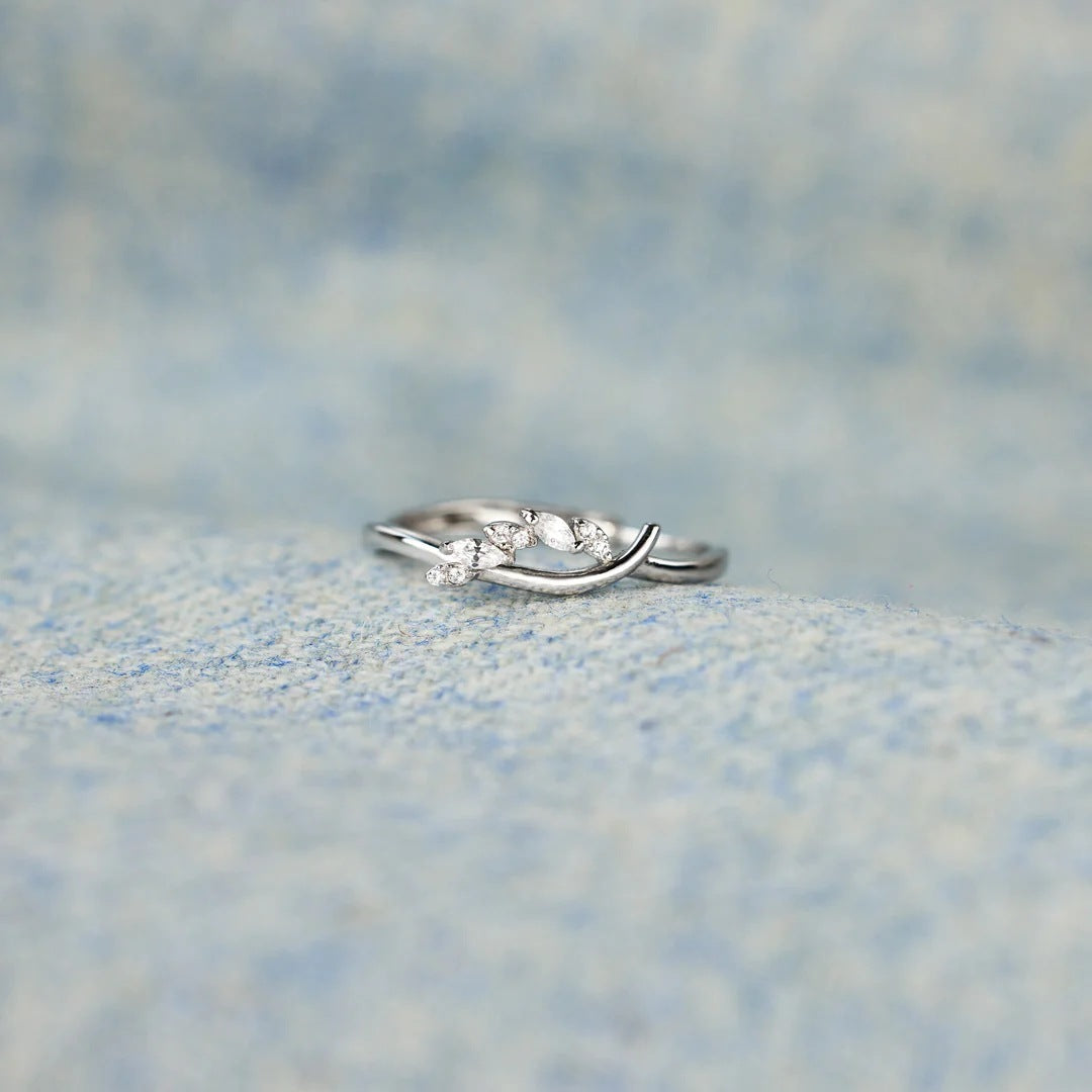 Bague d'index de style européen et américain à la mode simple