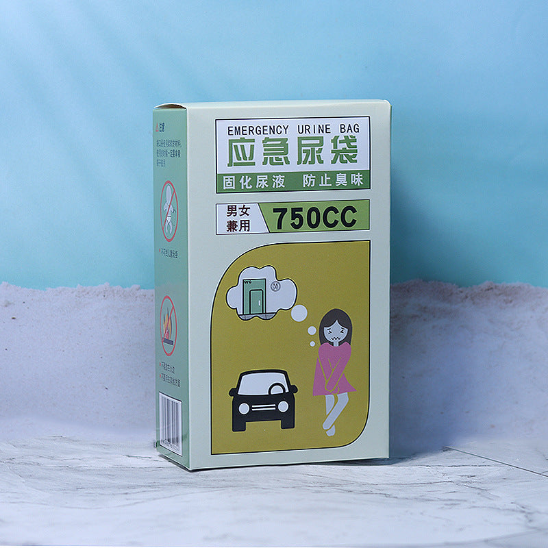 Sac d'urine d'urgence pour voiture, unisexe, jetable