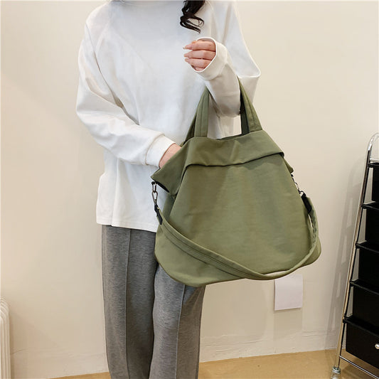 All-matching Fashion Special-interest Casual Large Capacity Student Class Work Commuter Messenger Bag