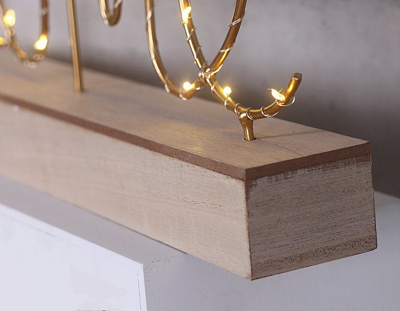 Leuchtschrift Amor a casa