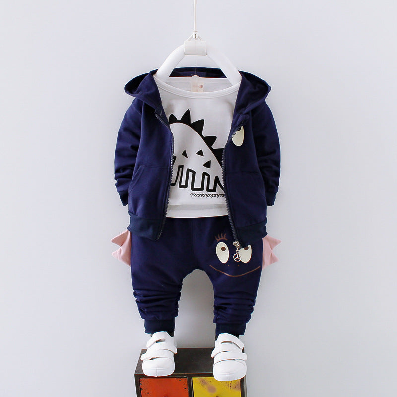 Vêtements en coton pour enfants, vêtements d'automne et de printemps pour garçons