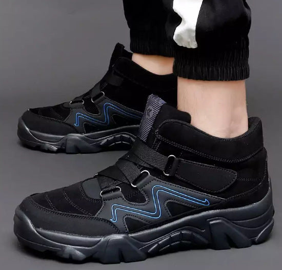 Grande taille en plein air personnes âgées coton rembourré chaussures hommes hiver