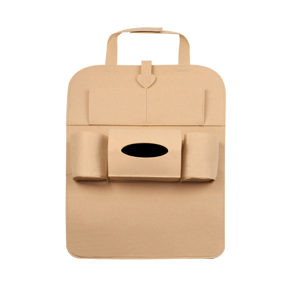 Car Storage Bag Felt Seat Back Long Large
