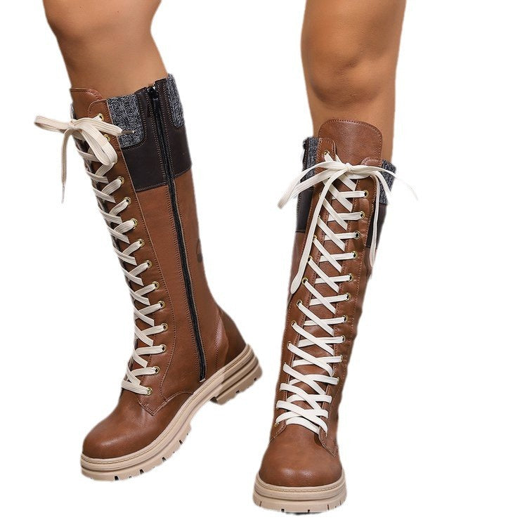 Bottes hautes amincissantes grande taille pour femmes