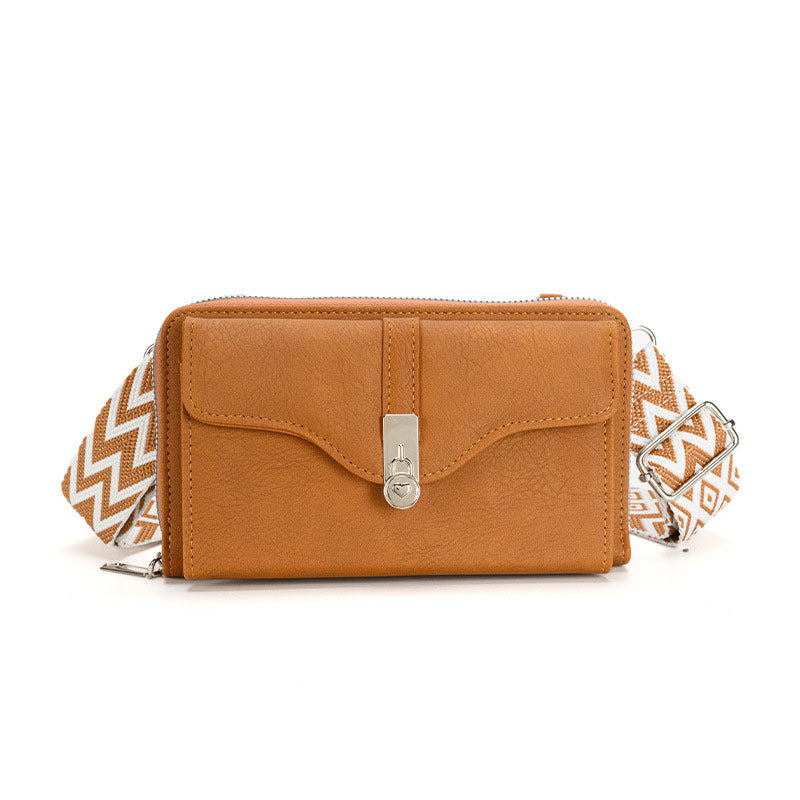 Women's Shoulder Messenger Broadband Mobile Large Capacity Small Square Bag