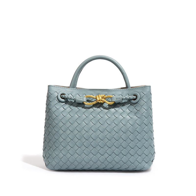 Sac messager à bandoulière tissé à la main pour femmes, personnalité gracieuse, Simple
