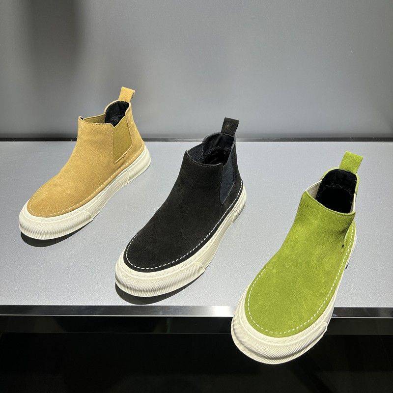Botas Chelsea Martin informales de caña alta para hombre