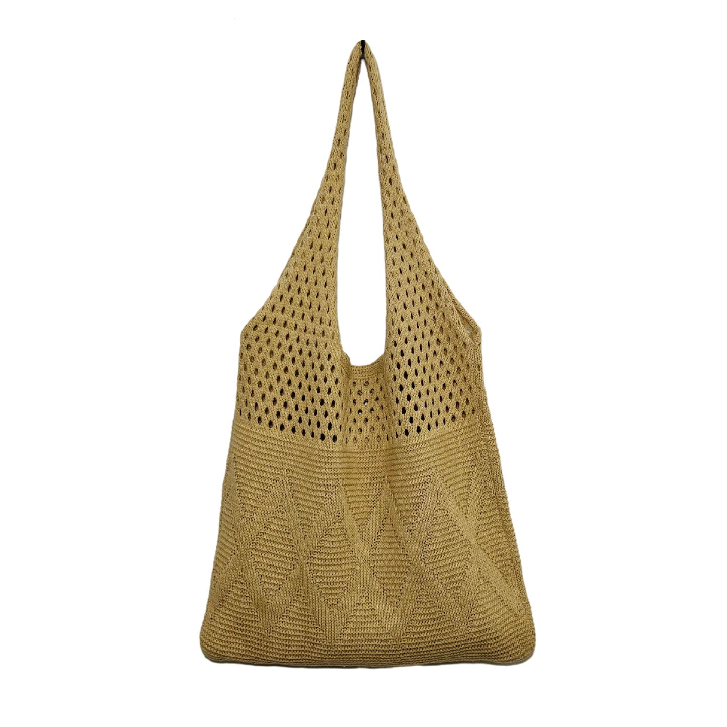 Sac tricoté sac à bandoulière grande capacité fourre-tout Vintage