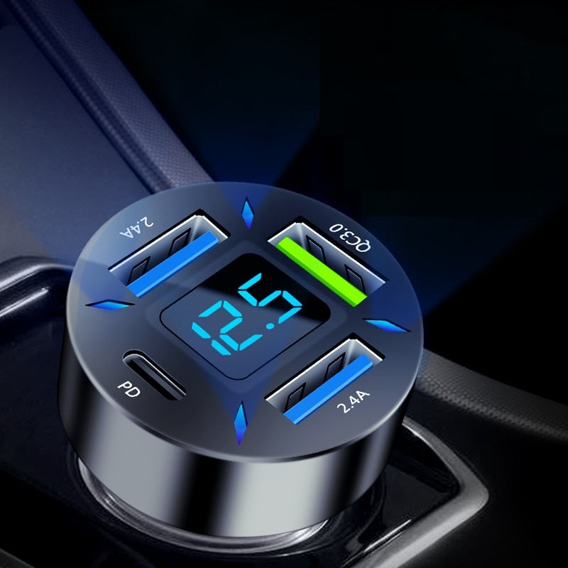 Chargeur de voiture à quatre ports Chargeur de voiture 4USB