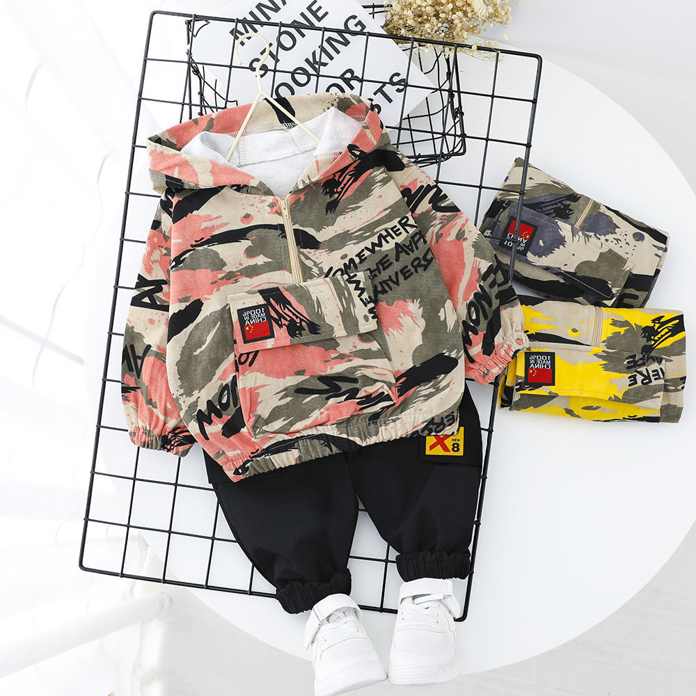 Vêtements pour enfants camouflage décontractés sauvages