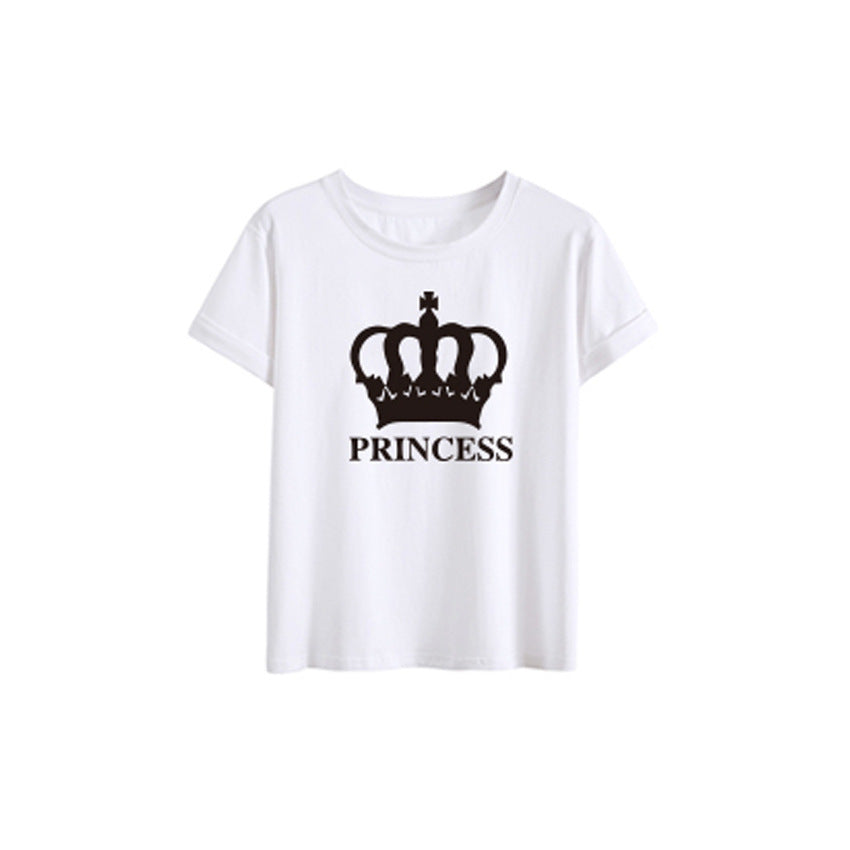 Crown King – T-Shirt à manches courtes pour toute la famille, nouvelle collection d'été