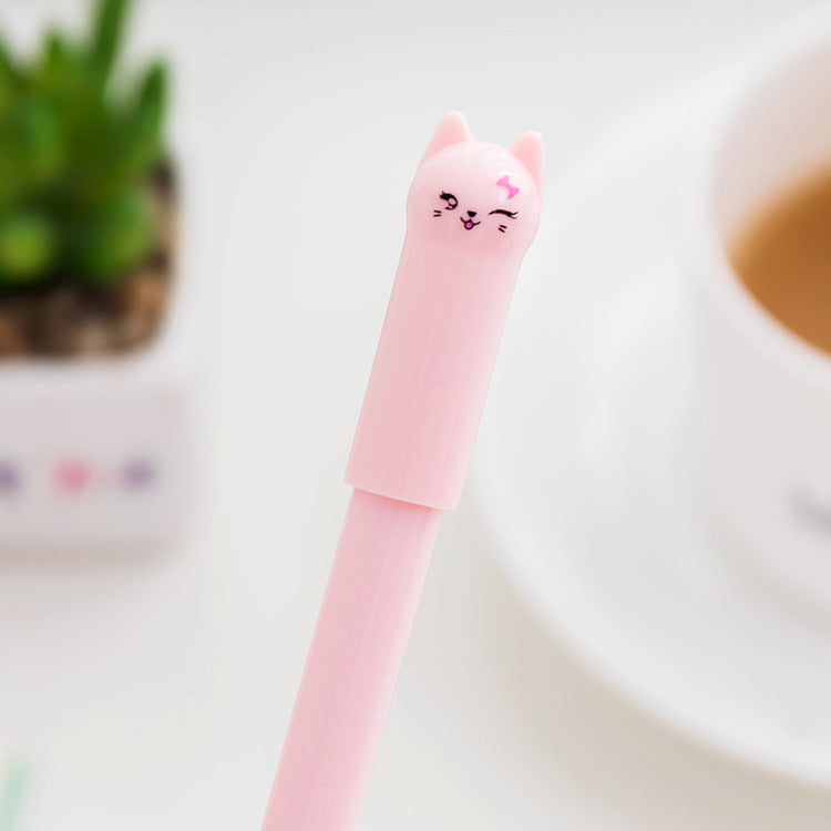 Stylo gel chat pendule mignon
