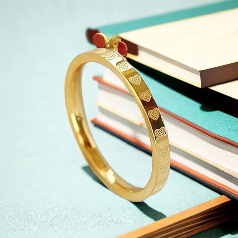 Bague en acier titane pour femmes, personnalité de la mode, sans décoloration
