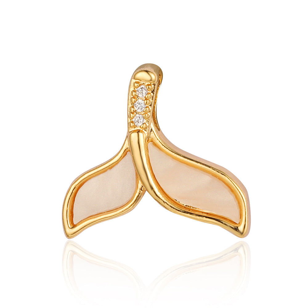 Pendentif en cristal de zirconium couleur cerf oreilles de lapin papillon