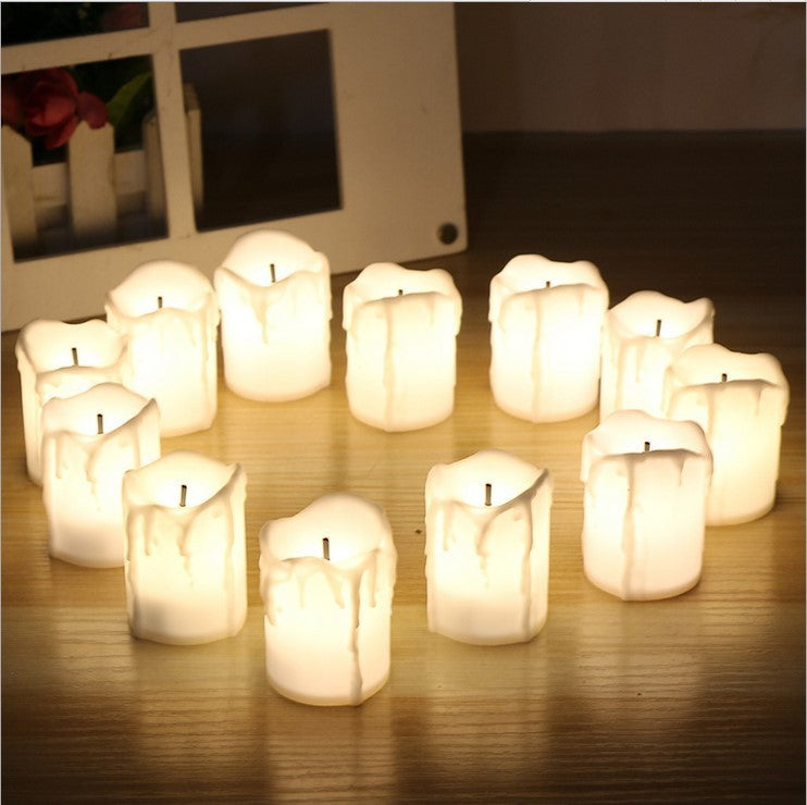 Bougie Larmes LED Bougie Électronique Larmes Bougie Barre De Mariage Bougie Décorative Bougie De Noël