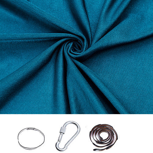 Hamaca columpio interior y exterior de algodón para niños, para acurrucarse hasta terapia sensorial infantil, paquete elástico suave, asiento estable